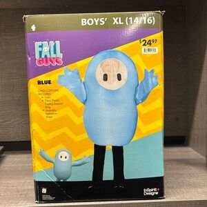 InSpirit Designs Kids Fall Guys Blue Halloween Costume - Multiple Sizes!